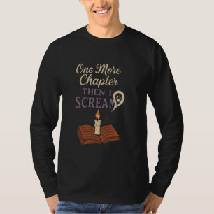 Horror Book Club Creepy Reader Gothic Fiction Thri T-Shirt