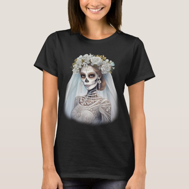 Horror Bride Living Dead  T-Shirt (Front)