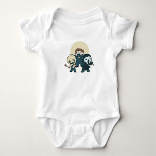 Horror characters baby bodysuit