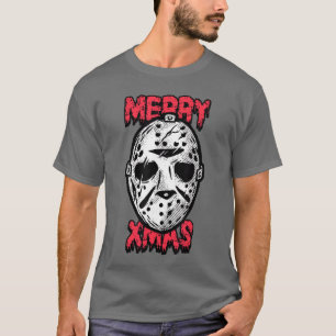 Horror Christmas Merry Xmas Mask boy T-Shirt