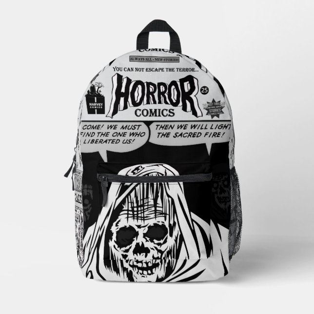 HORROR Comics Backpack  (Front)