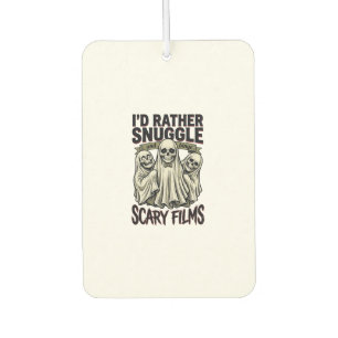 Horror Cuddle Shirt Funny Skull Ghost Movie Night Air Freshener