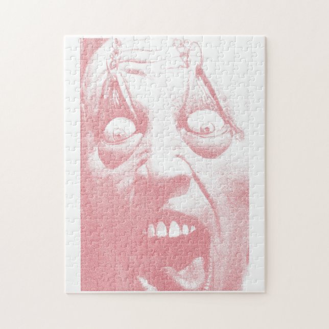 Horror Face Halloween Puzzle (Vertical)