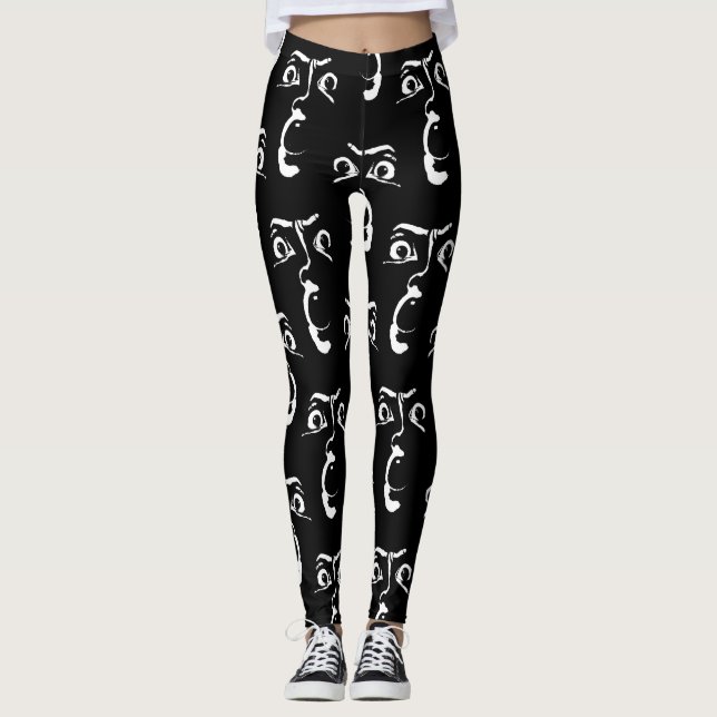 horror face leggings (Front)