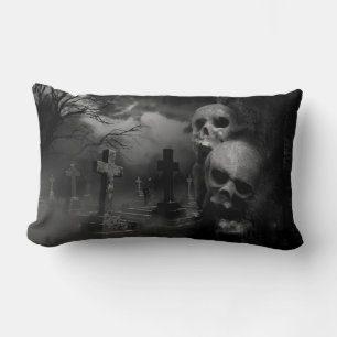 Horror Fans - Gothic Graveyard Lumbar Pillow