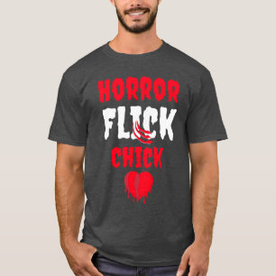 Horror Flick Chick Halloween Horror Movie Film fun T-Shirt