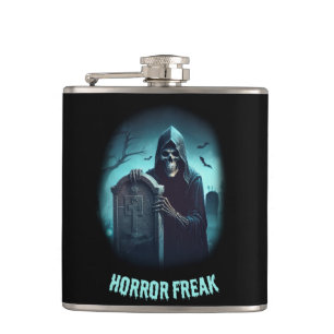Horror Freak Reaper Hip Flask