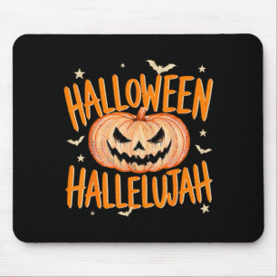 Horror Hallelujah Pumpkin For Men Women Kids Mouse Pad