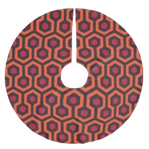 horror hotel carpet xmas brushed polyester tree skirt