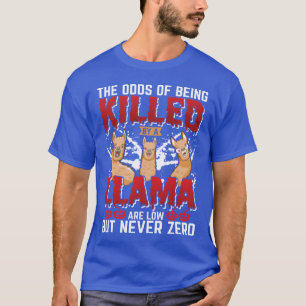 Horror Lama Outfit For Film Festival Halloween fri T-Shirt