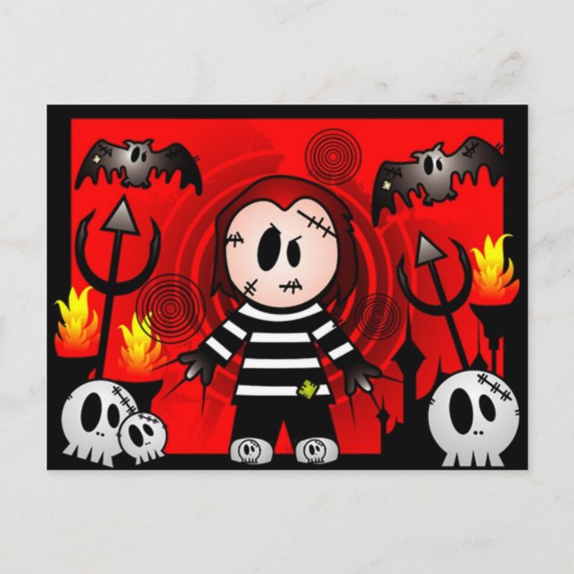 Horror Monster 5 Postcard (Front)