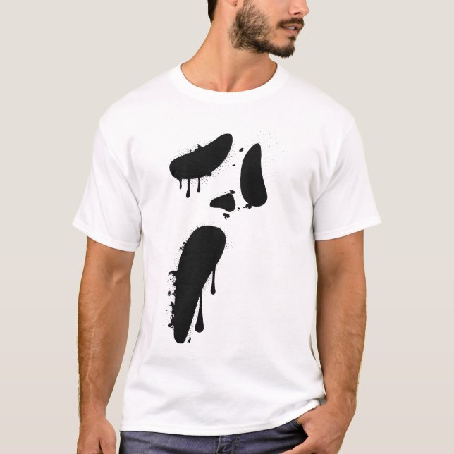 Horror Movie Blood Drip Marks T-Shirt (Front)