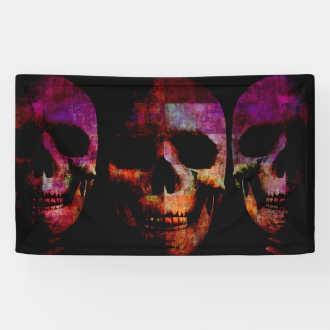Horror Movie Concept Background with Halloween Banner (Horizontal)