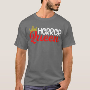 Horror Movie Fan Halloween Costume Horror Queen fa T-Shirt