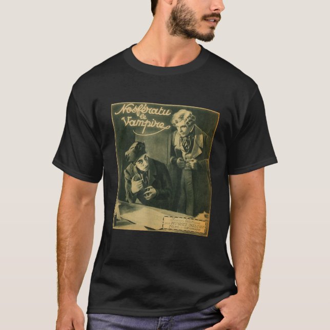 Horror Movie Monster Halloween Nosferatu Vampire C T-Shirt (Front)