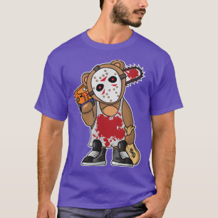 Horror Movie Monster Lazy Halloween Costume Funny  T-Shirt