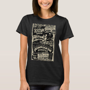 Horror Movie Monster Mummy Dracula Werewolf Franke T-Shirt