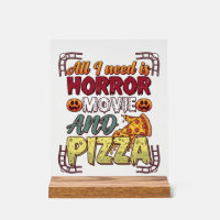 Horror Movie Pizza Halloween Pumpkin Skull Slice_1