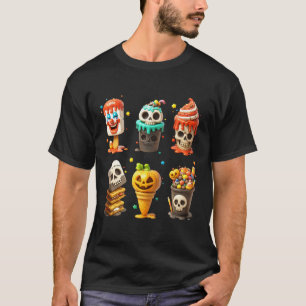 Horror Movie Summer Popsicle Halloween Ice Cream S T-Shirt