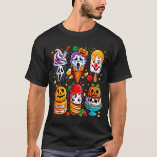 Horror Movie Summer psicle Halloween Ice Cream T-Shirt