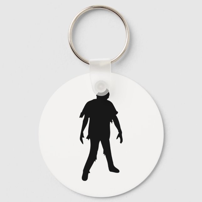 Horror Movie Zombie Dead Death Keychain (Front)