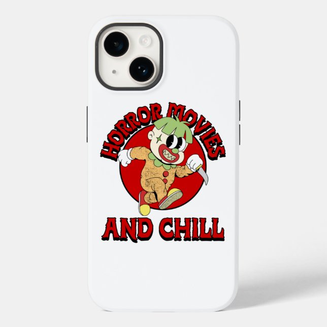 Horror Movies And Chill Case-Mate iPhone Case (Back)