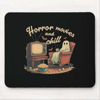 Horror Movies And Chill Ghost Mouse Pad
