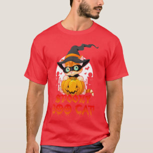 Horror Movies Cat Funny Halloween for Men Women vi T-Shirt