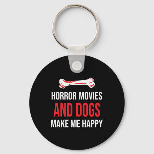 Horror Movies Dogs Keychain
