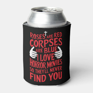 Horror Movies Lovers Halloween Scary Film  Can Cooler