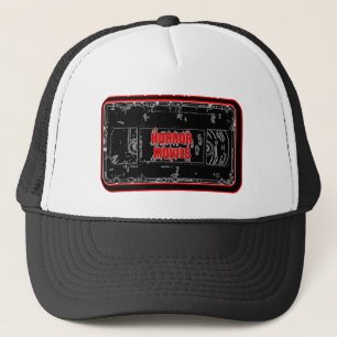 Horror Movies - Video Cassette Red Black Trucker Hat