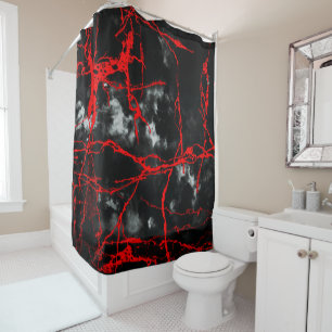 Horror Night Goth - Black and White,Red