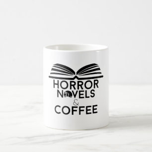 Horror Novels and Coffee Mug