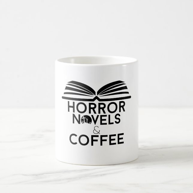Horror Novels and Coffee Mug (Center)