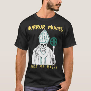 Horror Occult Scary Movies - Undead Priest T-Shirt
