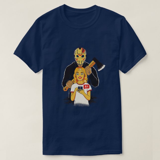 Horror One New Follower T-Shirt (Design Front)