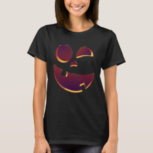 Horror Pumpkin Cute Kids Halloween Costume T-Shirt
