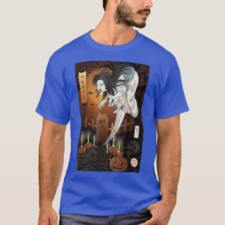 Horror Samurai Ghost Boo Death  T-Shirt