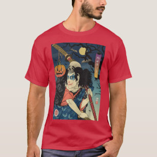 Horror Samurai Joke Clown Death  T-Shirt