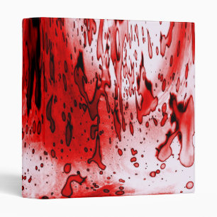 Horror Scary Bloody Halloween Binder