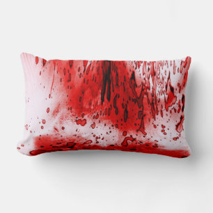 Horror Scary Bloody Halloween Lumbar Pillow