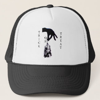Horror Skeleton Creepy Human Skeleton Cage Trucker Hat