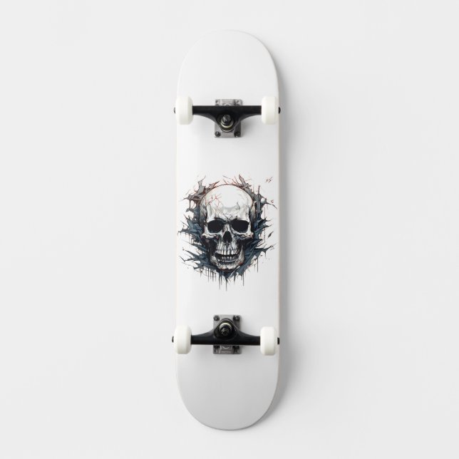 Horror Skull Skateboard (Front)