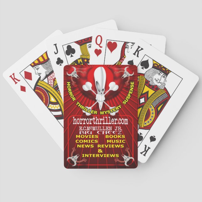 Horror Thriller Playing Cards (Back)