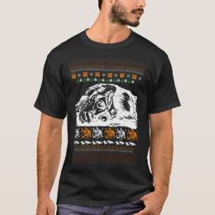 Horror Ugly Christmas Tea Christmas  Xmas T-Shirt