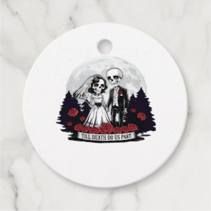 Horror Valentines Day Skeleton Couple Till Death D Favour Tags