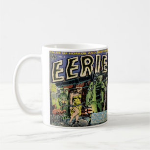 Horror Vintage Comic Book Design Coffee Mug Cup
