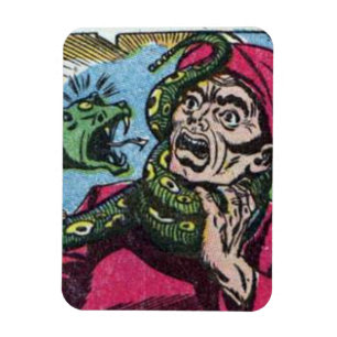 Horror vintage comics   70s Retro comic books Magnet