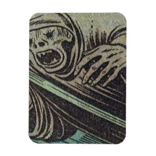 Horror vintage comics for comic book lovers 1950s magnet