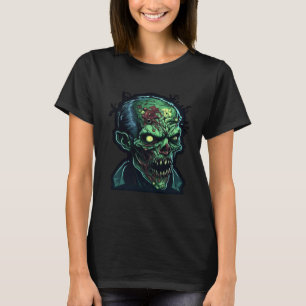 Horror Zombie Monster Nightmare Scary Terrifying H T-Shirt
